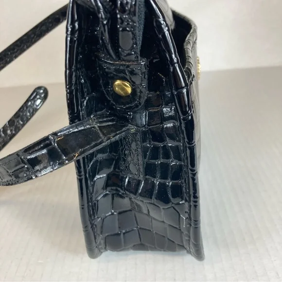 Medallion Genuine Leather Crossbody Purse - Picture 8 of 13